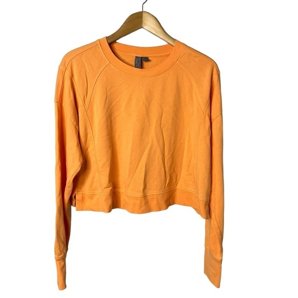 Sweaty Betty After Class Split Sweatshirt Orange Size Large Activewear SB5622 - Picture 3 of 10
